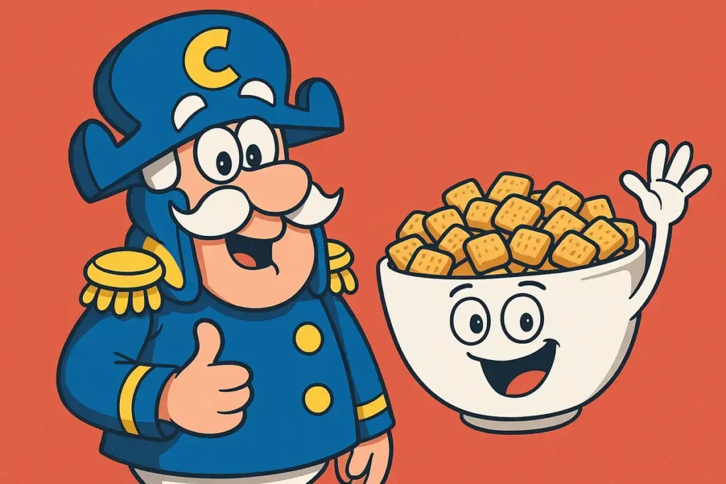 I’m totally Cap’n Crunch-tastic today.