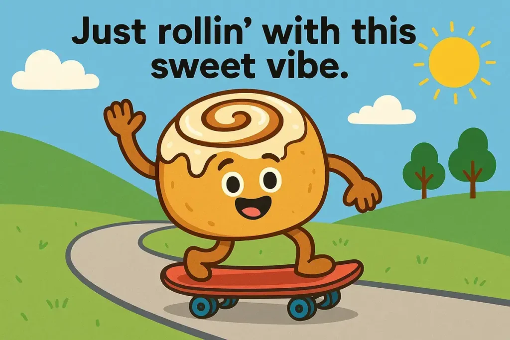 Just rollin with this sweet vibe.
