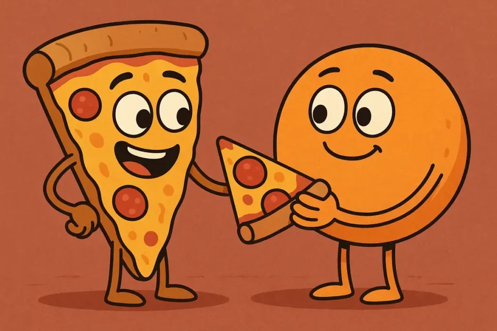 I’d share my last slice with you and that means everything.