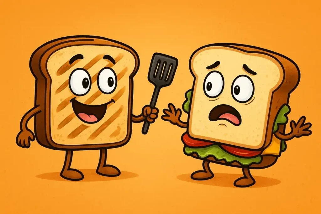 sandwiches acting funny with grilling theme for funny sandwich jokes