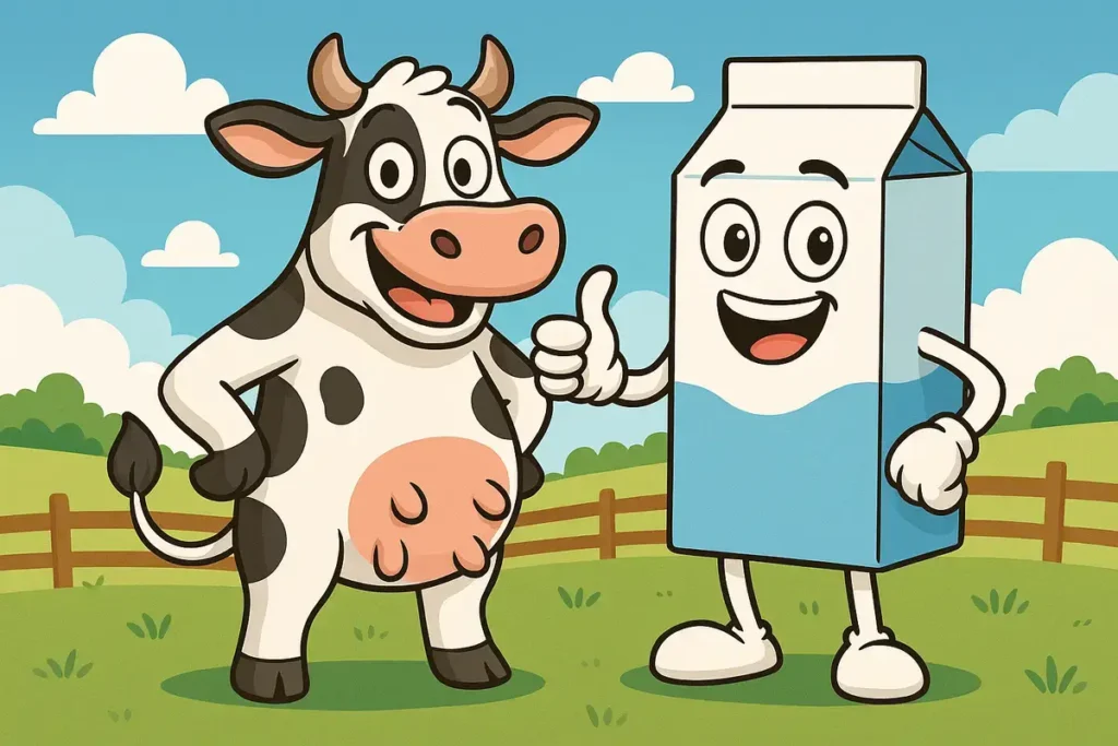 The cow said I’m udderly fabulous and milk agreed.