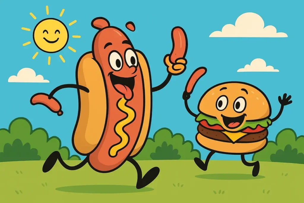 Hot Dog Puns Captions