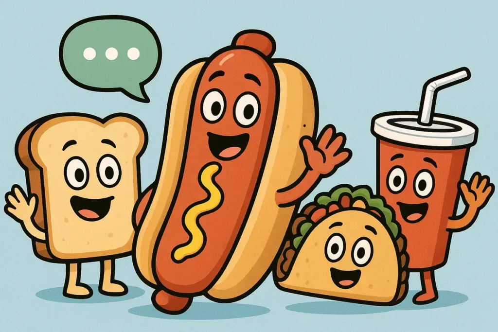 Shareable Hot Dog Puns