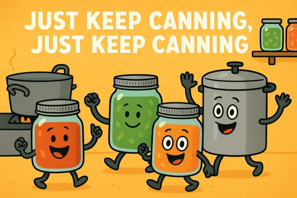 Funny Canning Captions for Social Media