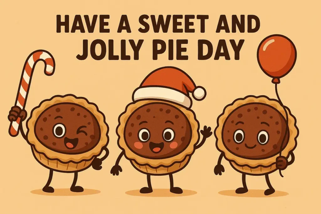 Holiday Mincemeat Pie Puns and Wishes