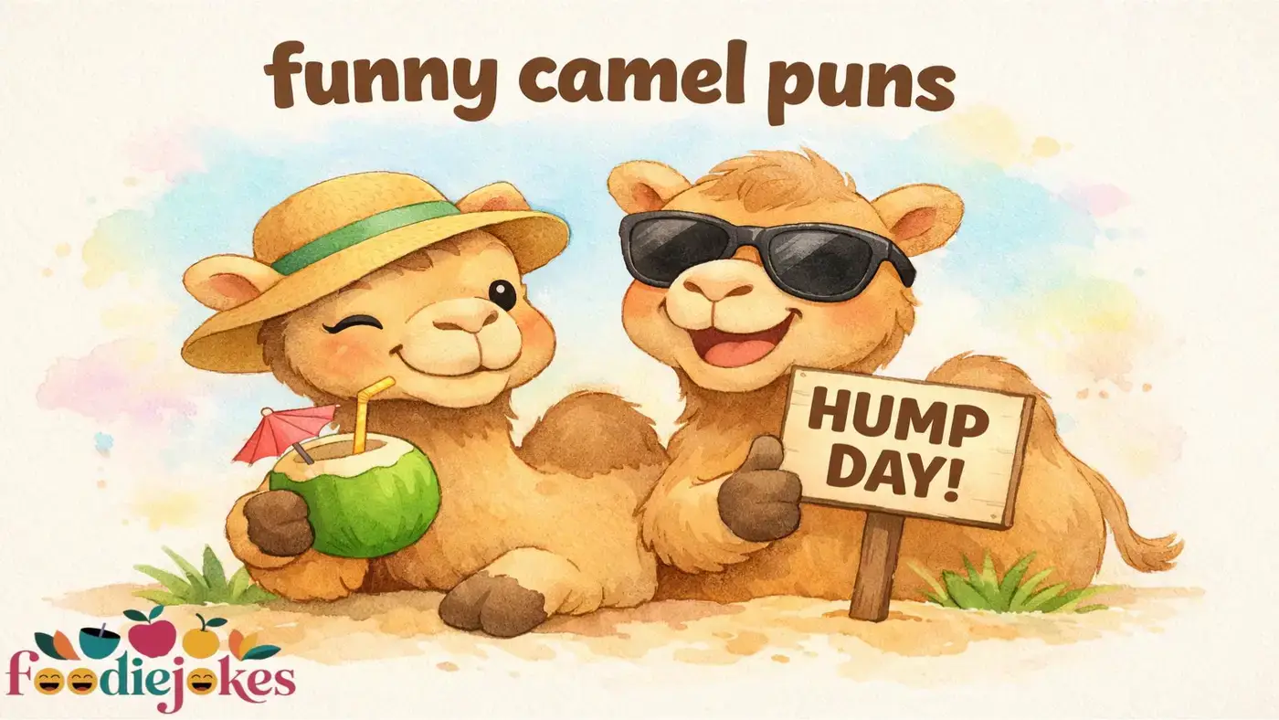 Camel Puns Dromed-airy Humor