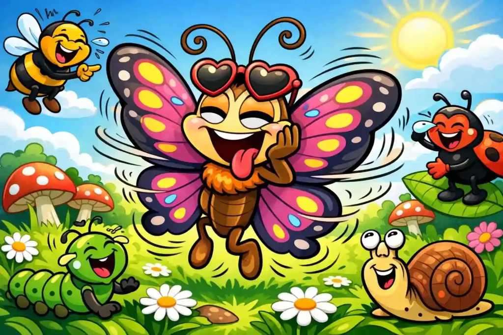 Funny Butterfly Puns Captions