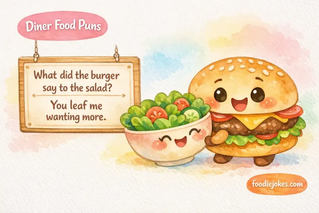Short Funny Diner Food Jokes