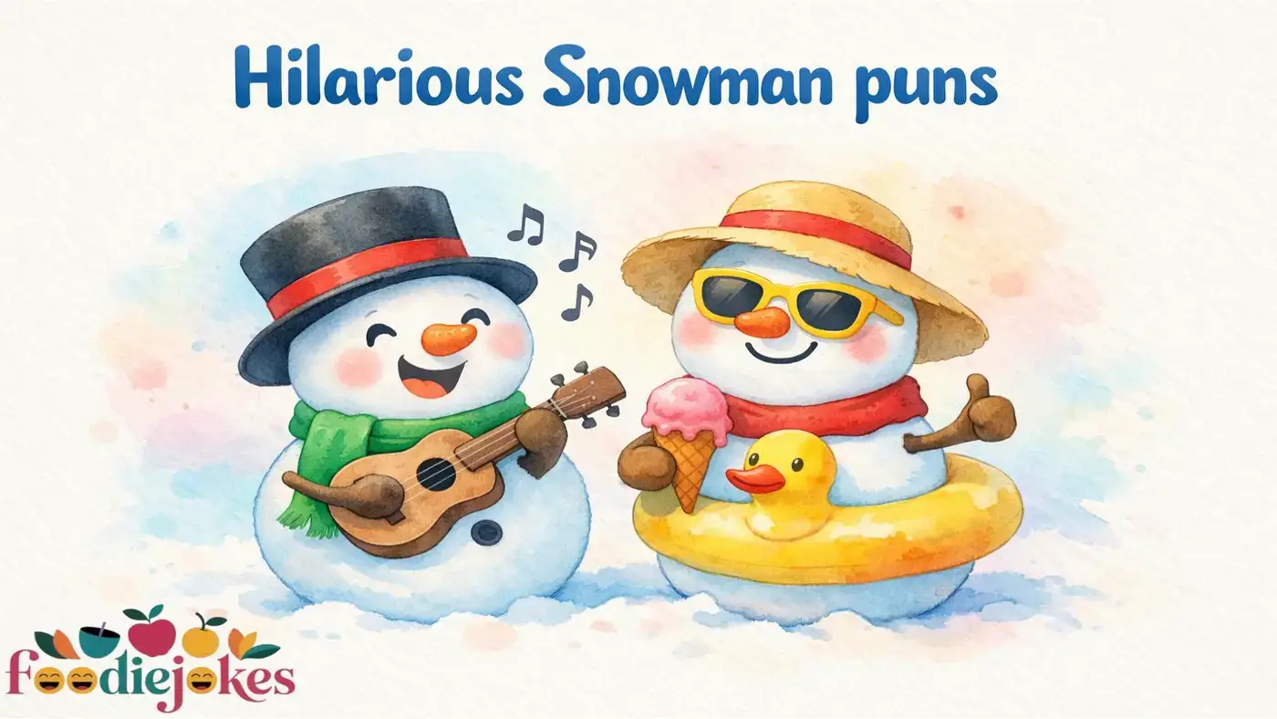 Snowman Puns Flake-tacular Humor