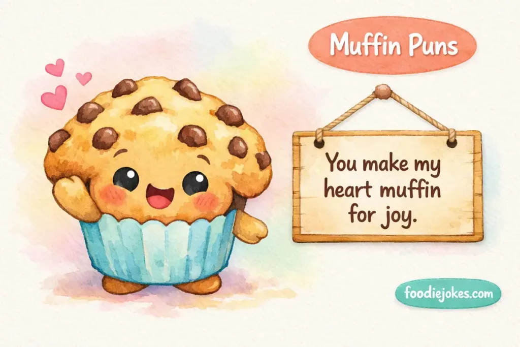 Adorable Muffin Pun And Fun