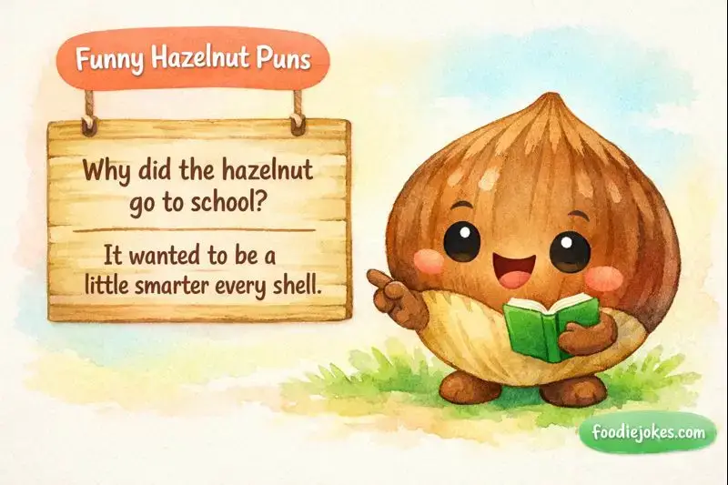 Best Hazelnut Puns and Jokes