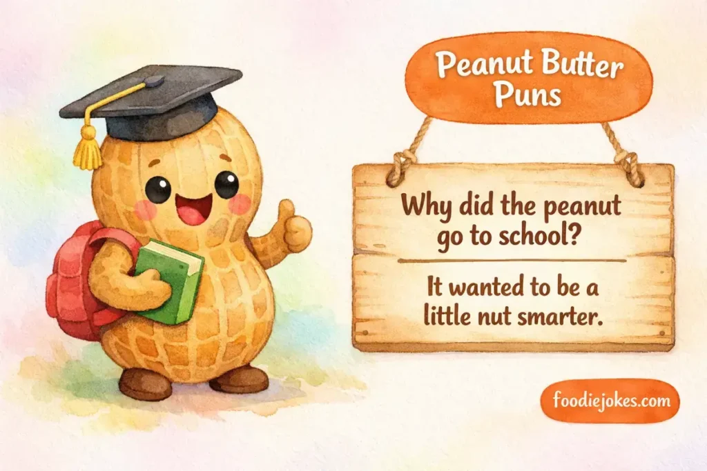 Clean Peanut Butter Puns for Kids