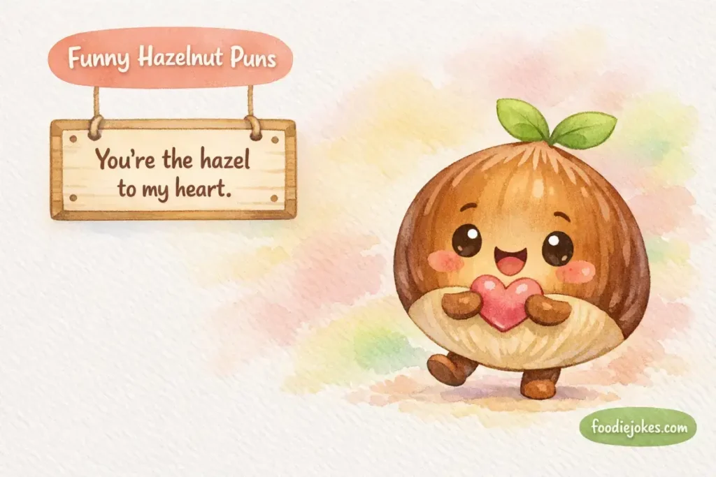 Cute Hazelnut Puns for Her