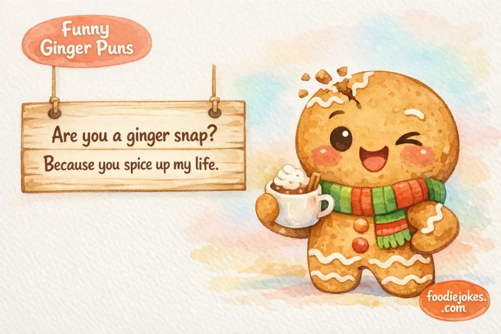 Flirty Ginger Snap Pick Up Lines