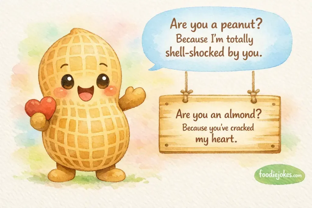 Flirty Peanut Pick Up Lines