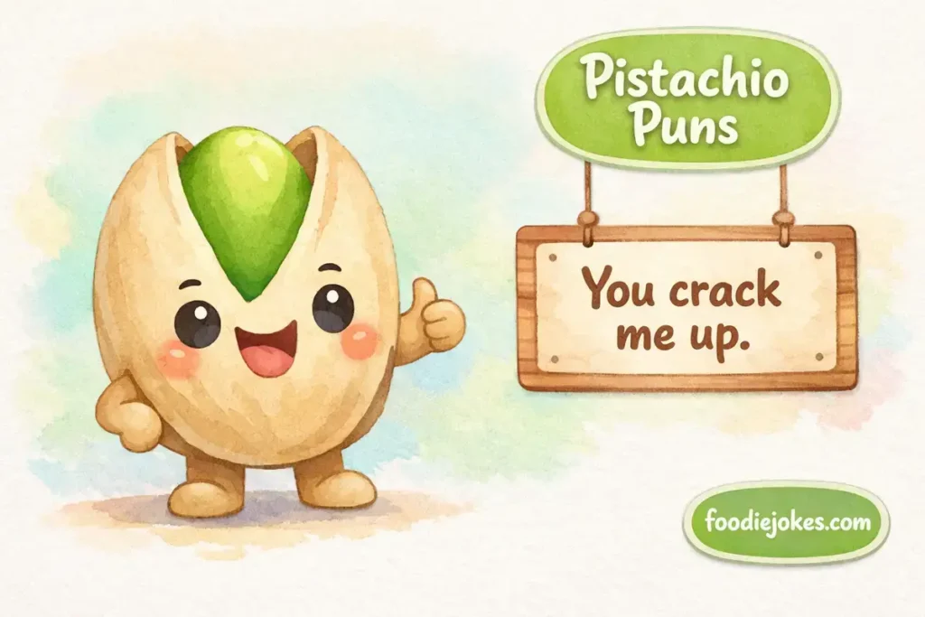 Short Funny Pistachio Food Puns
